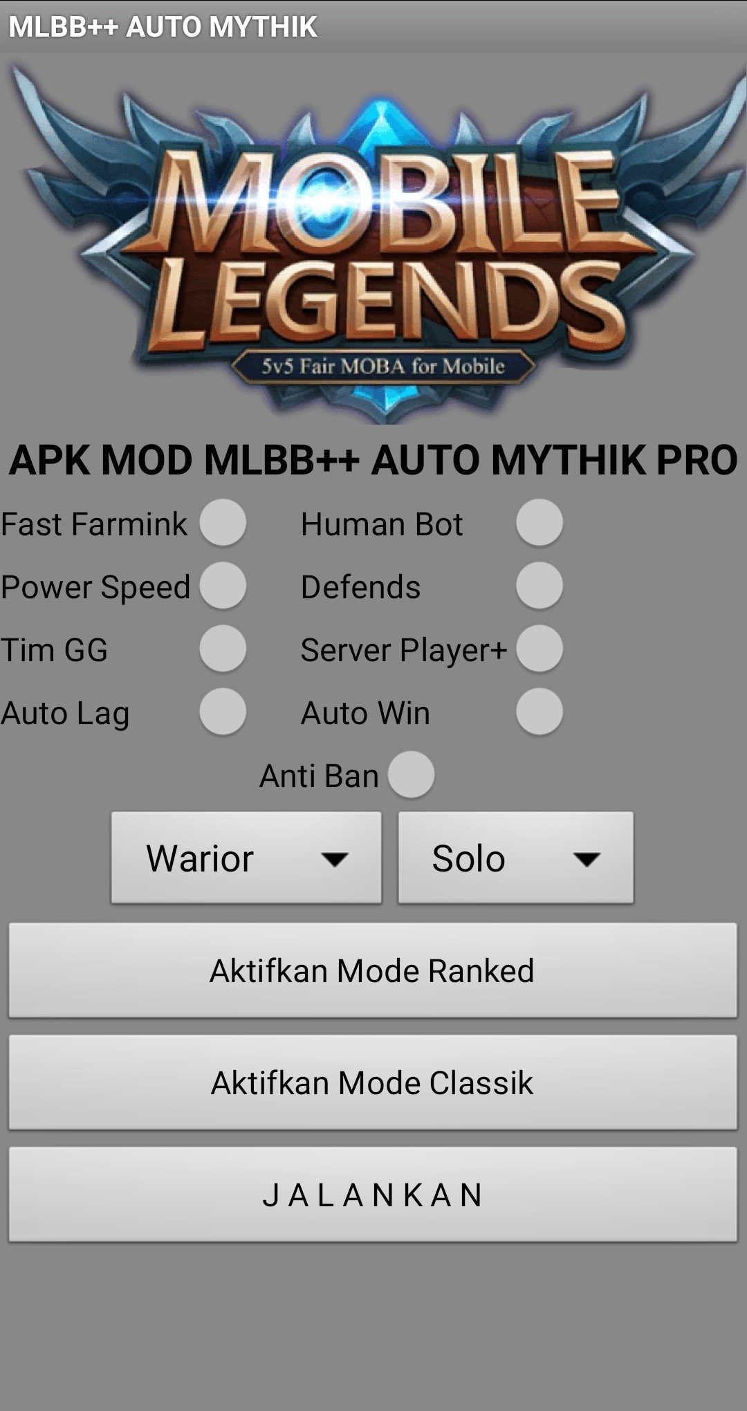 Cheat Mobile Legends APK pour Android Télécharger
