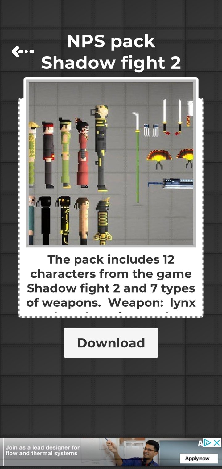 Shadow fight 2 for Melon Playground