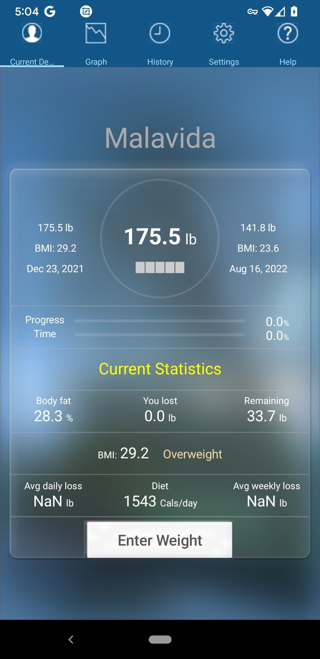 Monitor Your Weight Android