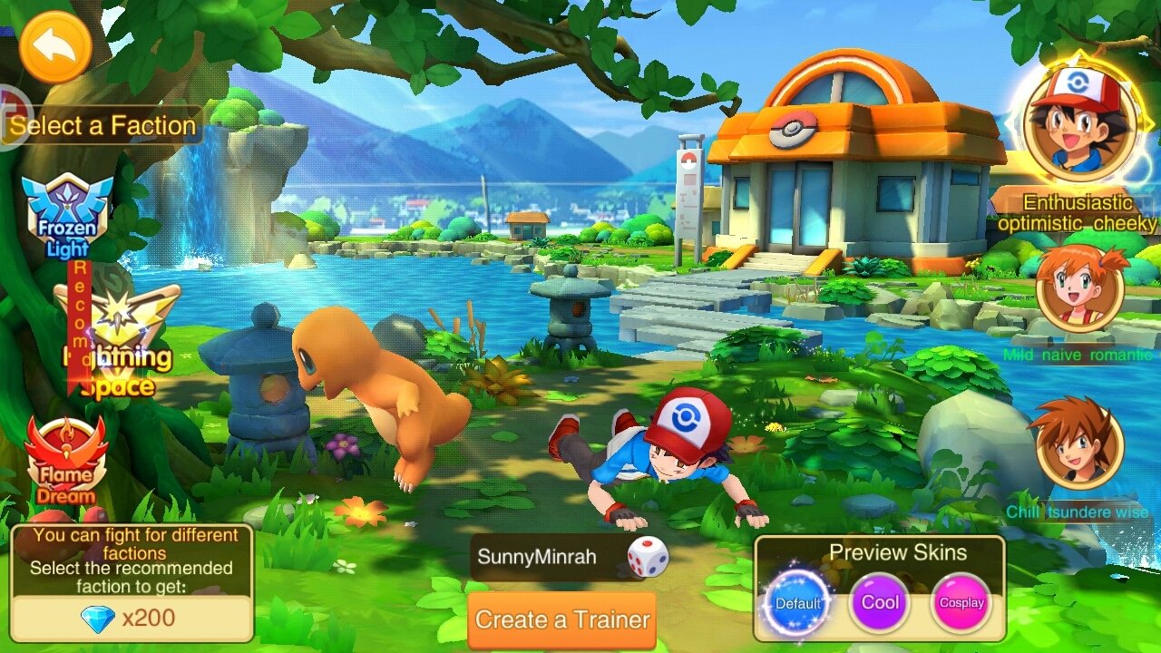 new version of monster park pokemon game