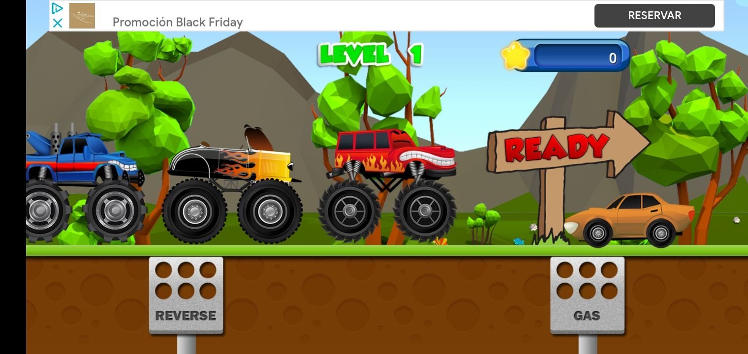 Monster truck video store games for kids