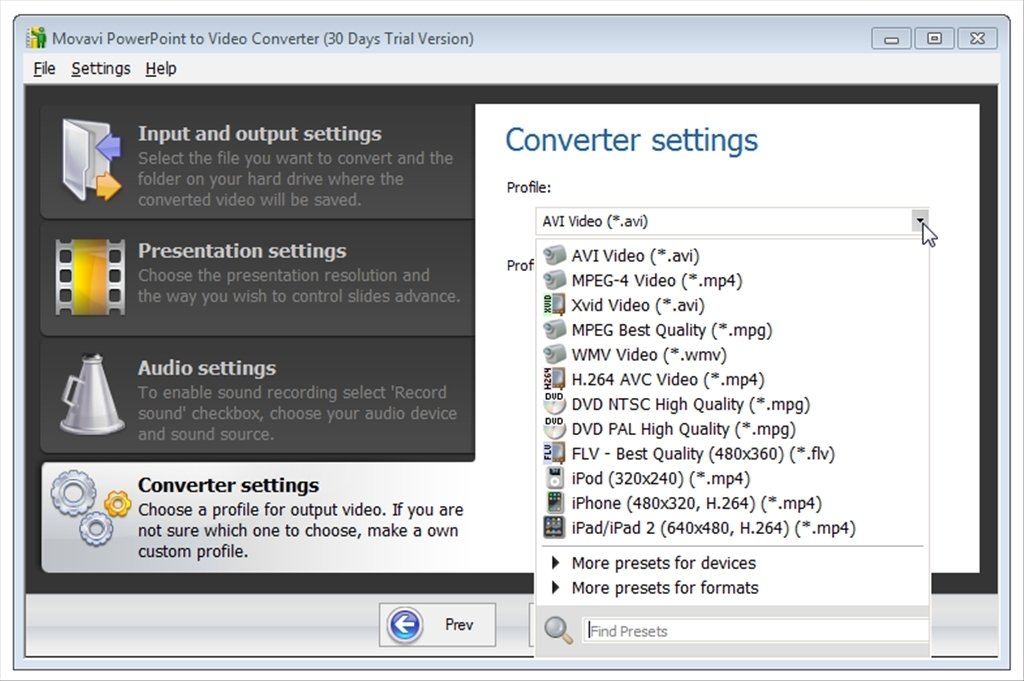 movavi audio converter