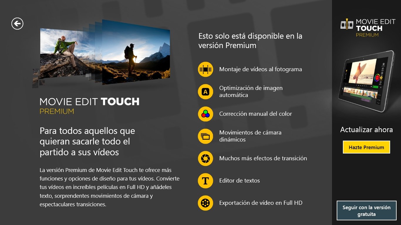 descargar movie edit touch premium apk