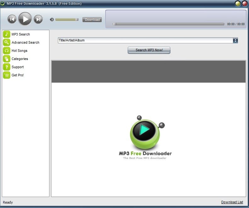 Mp3 Free Downloader 3 1 5 8 Pc用ダウンロード無料