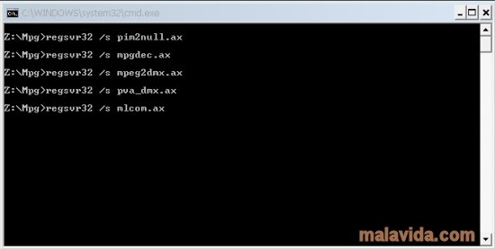codec décodeur mpeg2 sur le net pour le lecteur de contenu multimédia Windows