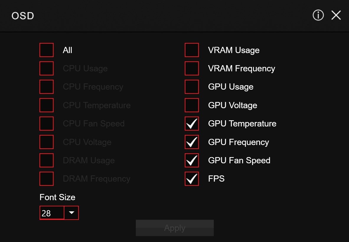 msi gaming osd app download