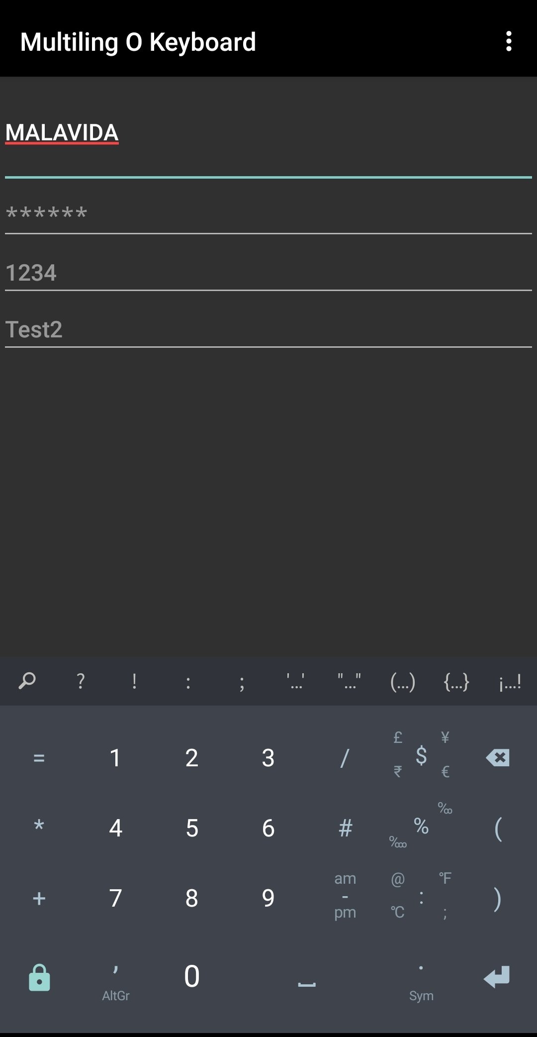 multilingual keyboard android