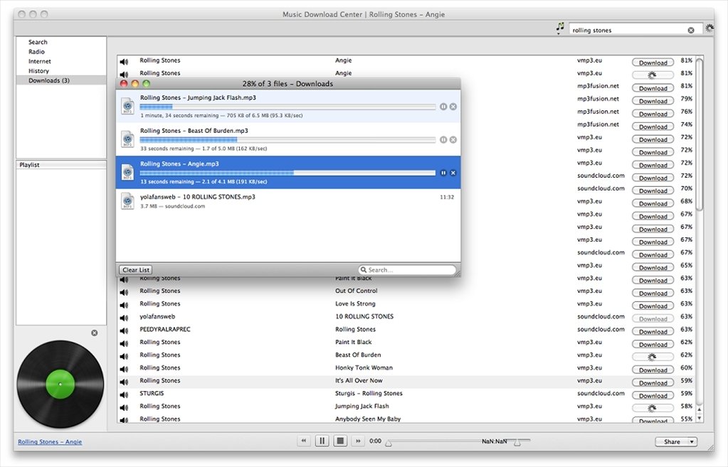 Music download softwares for mac