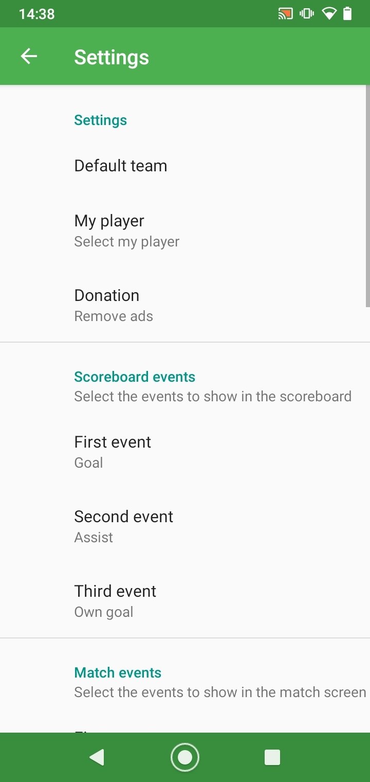 Soccer Stats Scorecard Lite APK pour Android Télécharger