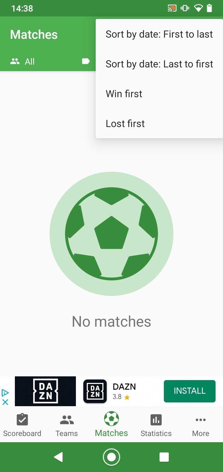 Soccer Stats Scorecard Lite APK pour Android Télécharger