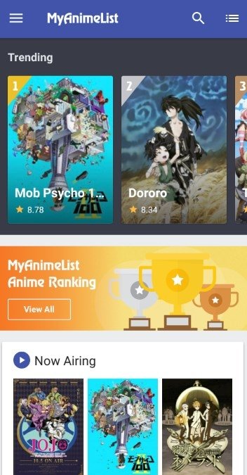 MyAnimeList APK download - MyAnimeList for Android Free