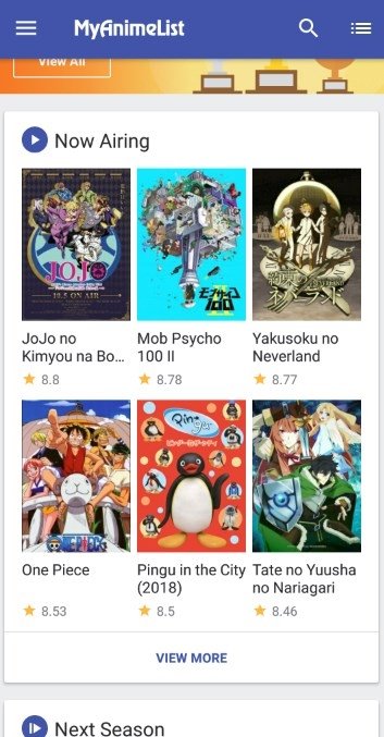 MyAnimeList for Android - Download the APK from Uptodown