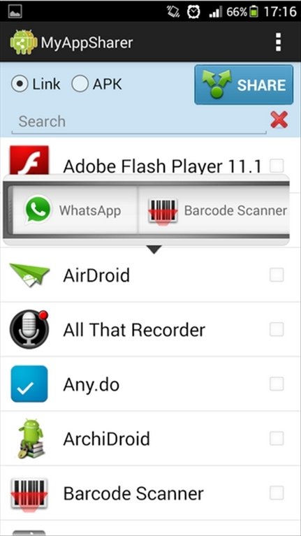 MyAppSharer Android 