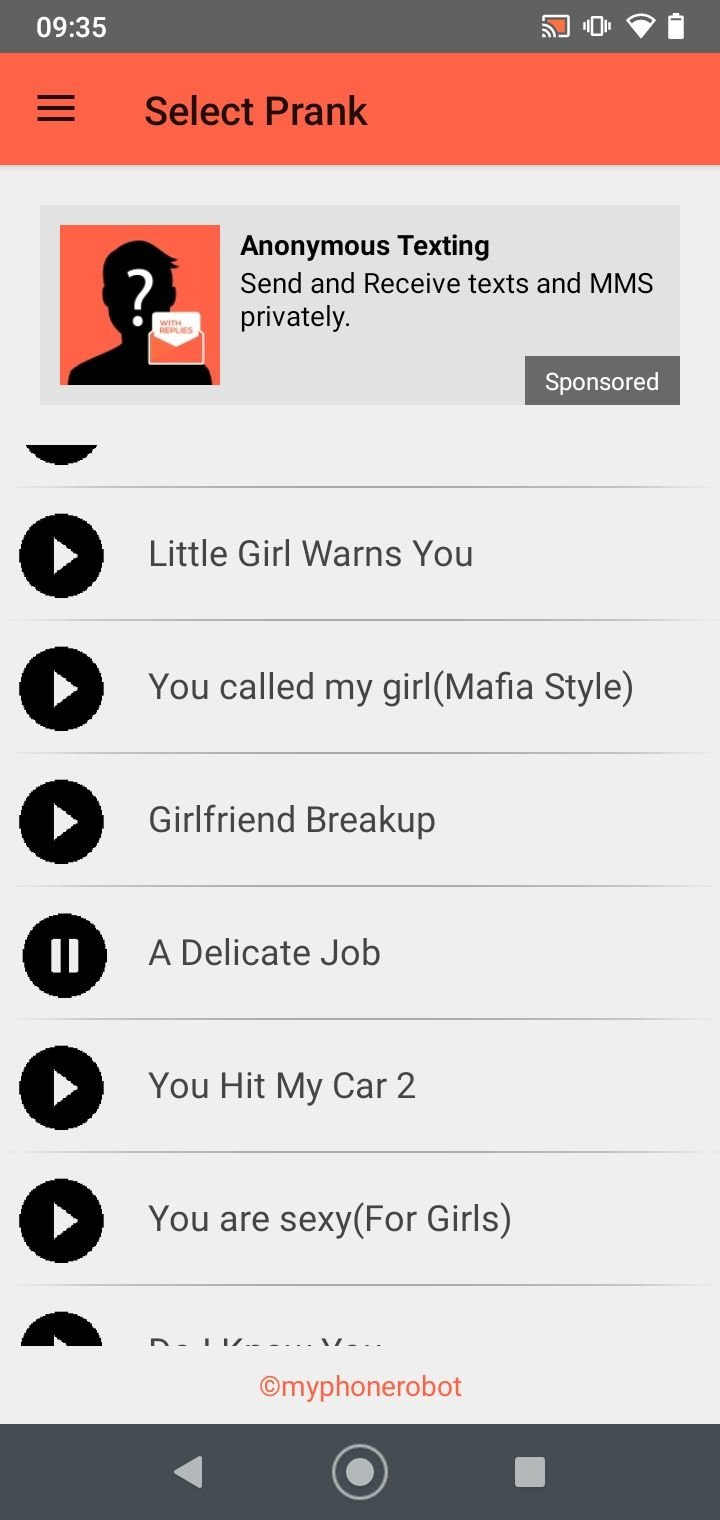 MyPhoneRobot Prank Call 10.8 - Скачать для Android APK бесплатно