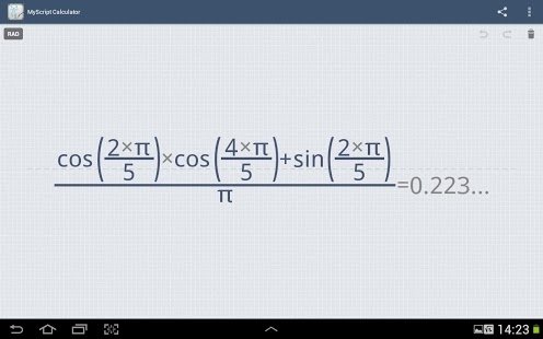 MyScript Calculator Android