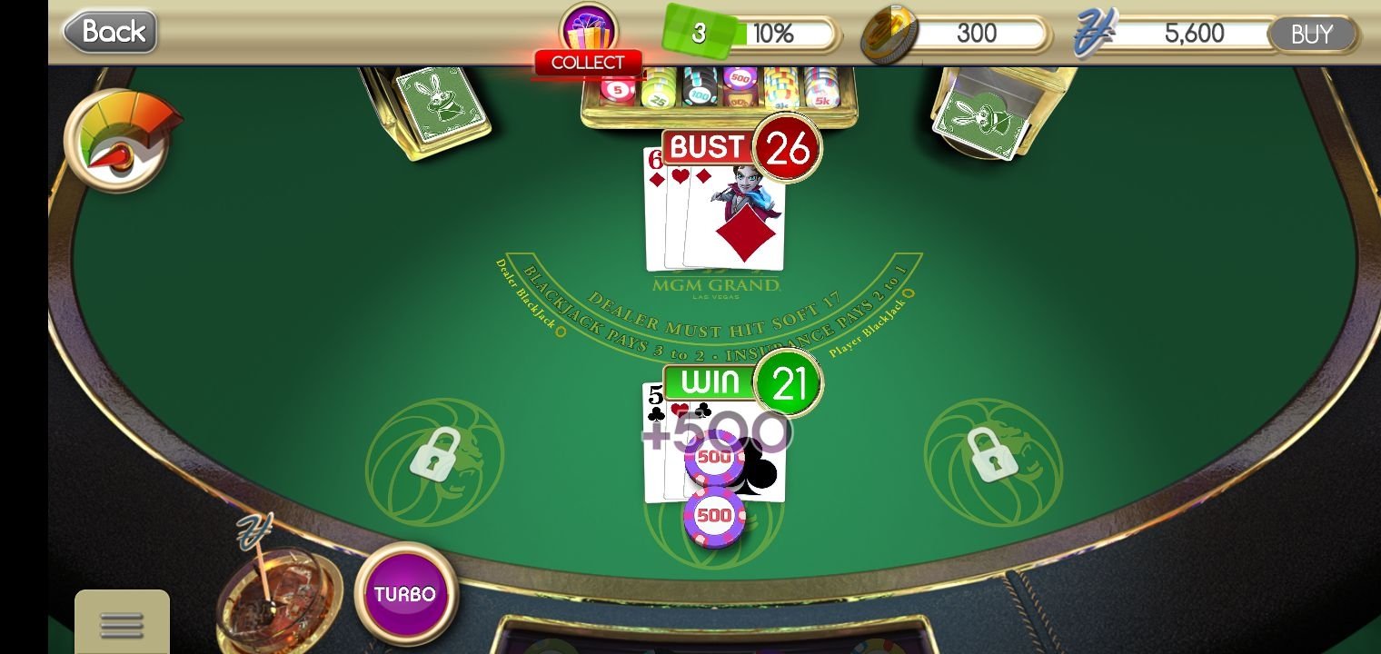 El blackjack es un juego de azar para