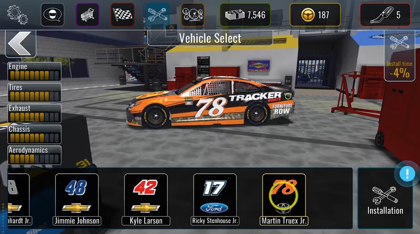 NASCAR Heat Mobile 4.3.9 - Скачать для Android APK бесплатно