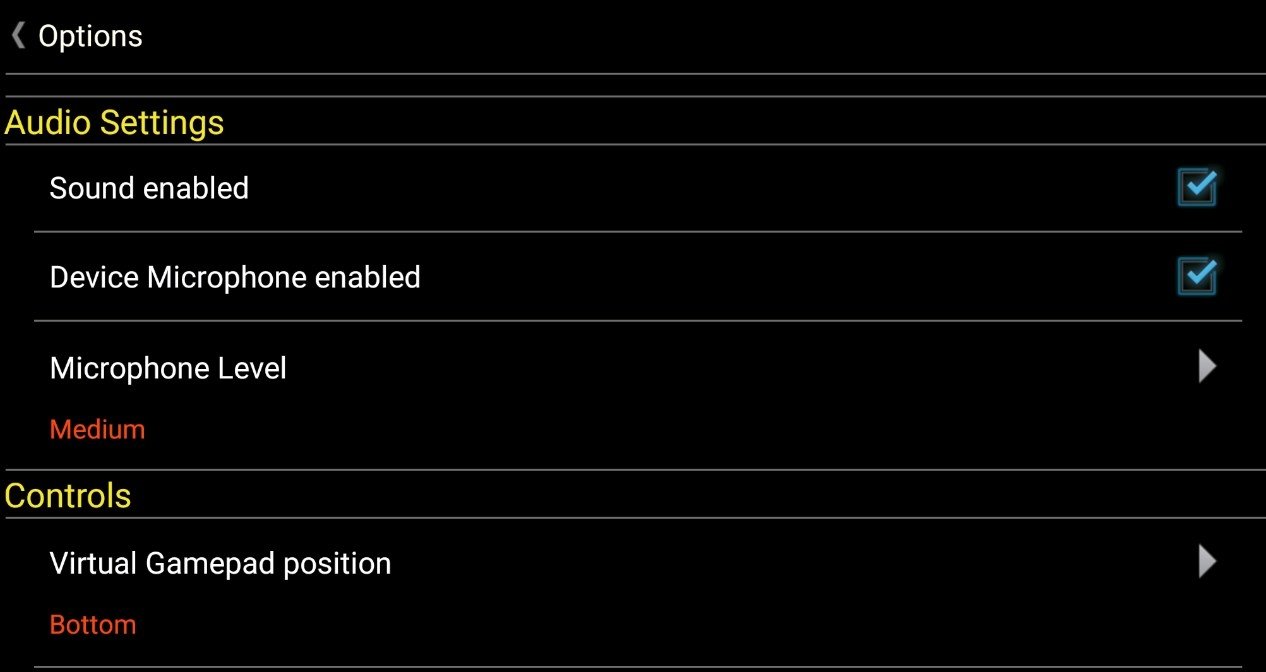 ds emulator mac controls