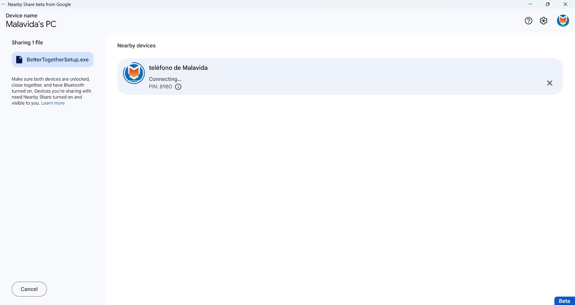 Nearby Share 1 3 36 272 