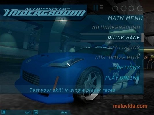 descargar nfs underground 1 para android