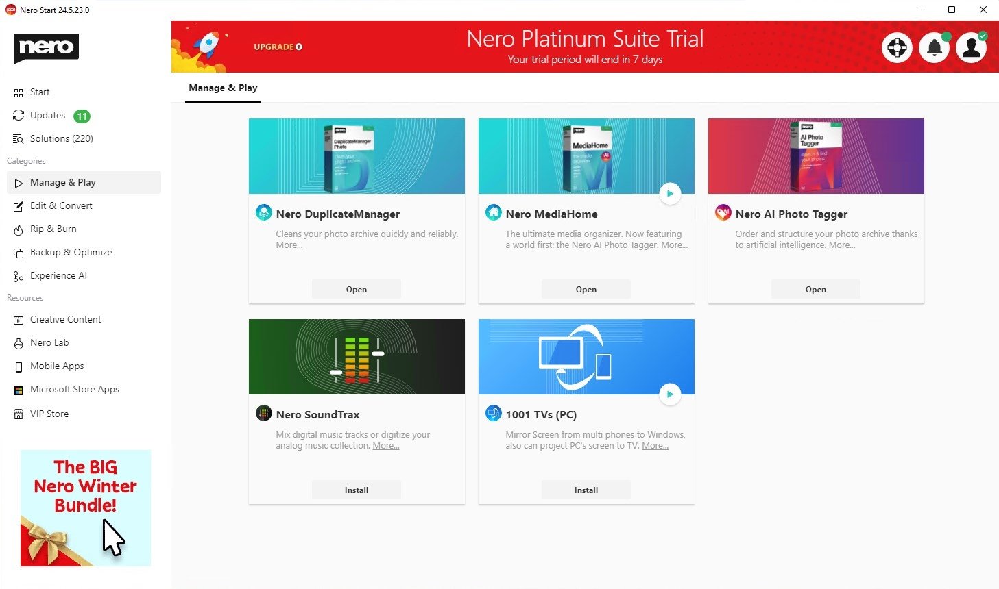 nero 2015 platinum trial download