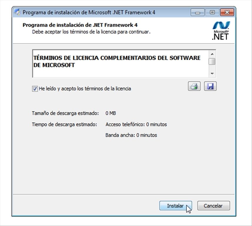 is windows 10 compatable with .net framework v4.0.30319