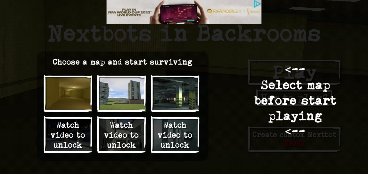 Nextbots In Backrooms: Obunga - Gameplay Walkthrough Part 1 Into