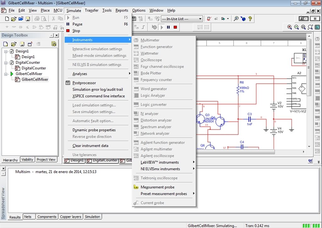 multisim student