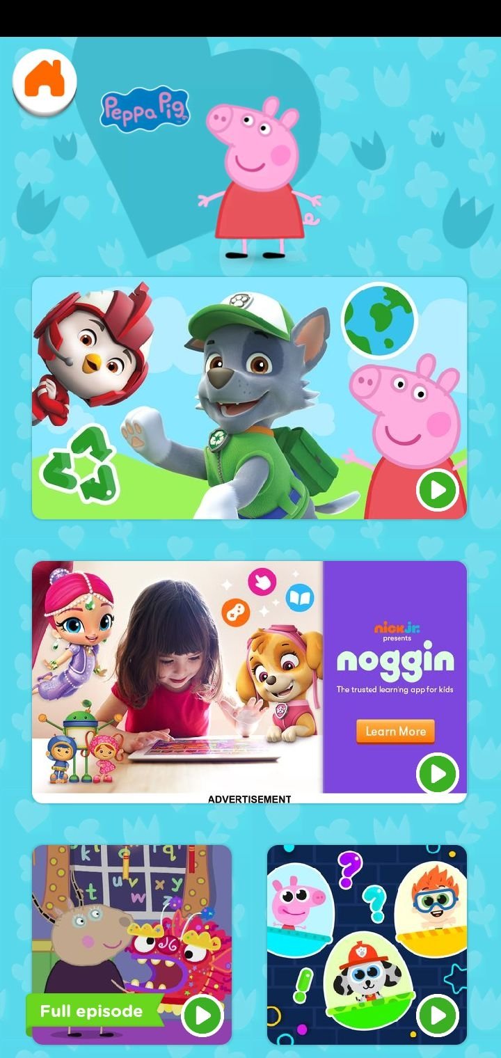 Game Apps and More from Nickelodeon Jr.