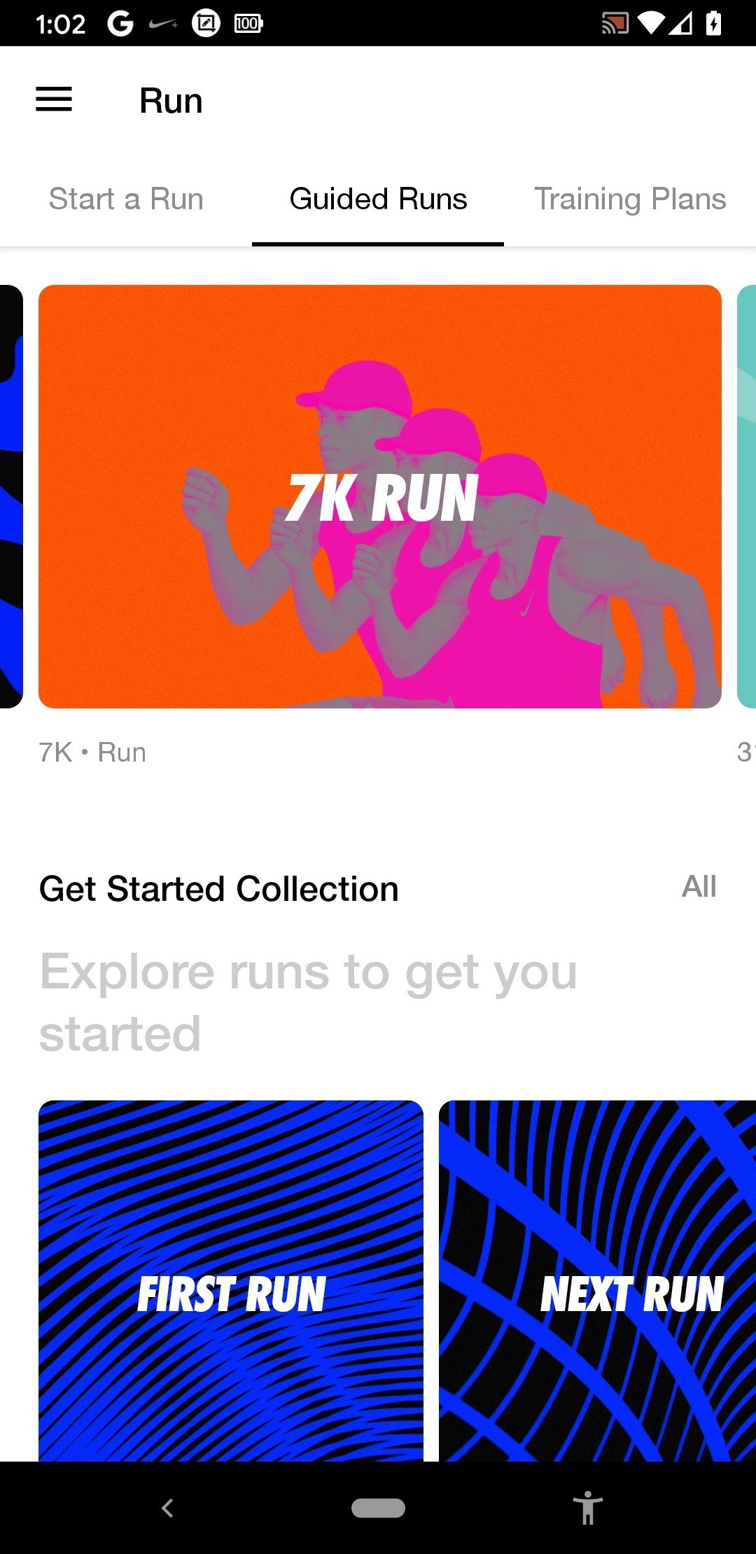 nike running spotify android