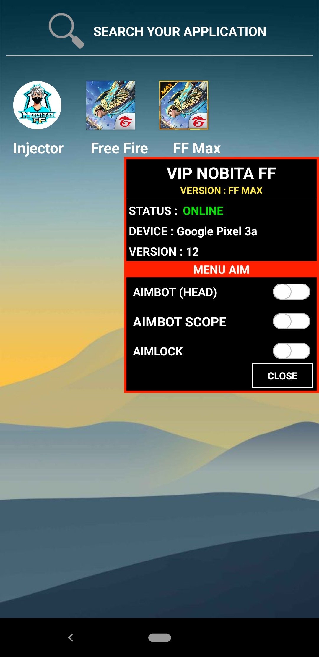 MOD MENU, Free Fire