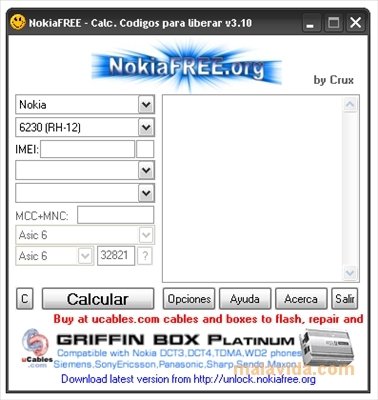 Nokiafree Unlock Phone Codes Calculator 3 10 Descargar Para Pc Gratis