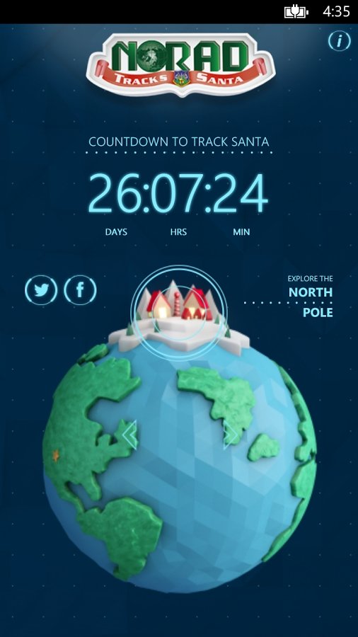 NORAD Tracks Santa Android