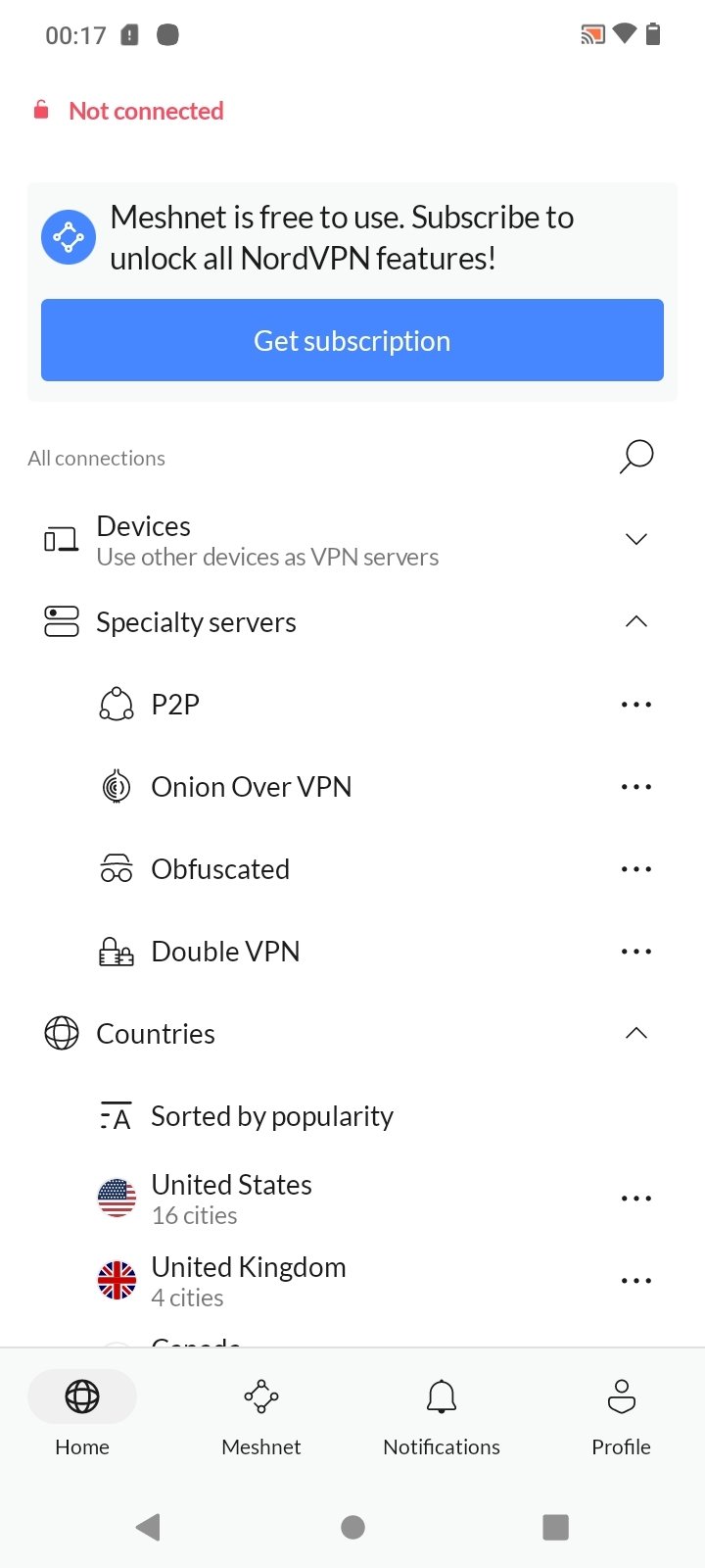 nordvpn apk free download for android