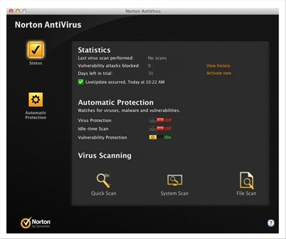Norton AntiVirus 7.7 - Download for Mac Free