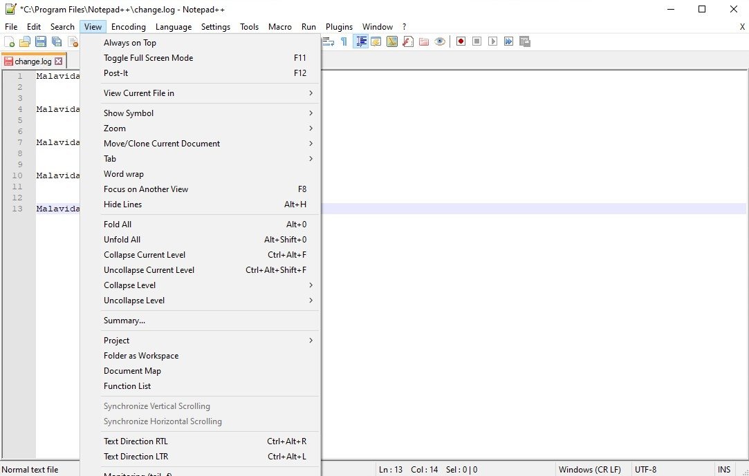 instal the last version for windows Notepad++ 8.5.4