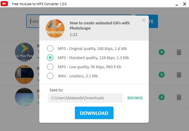 Baixar a última versão do Free  to MP3 Converter grátis em Português  no CCM - CCM