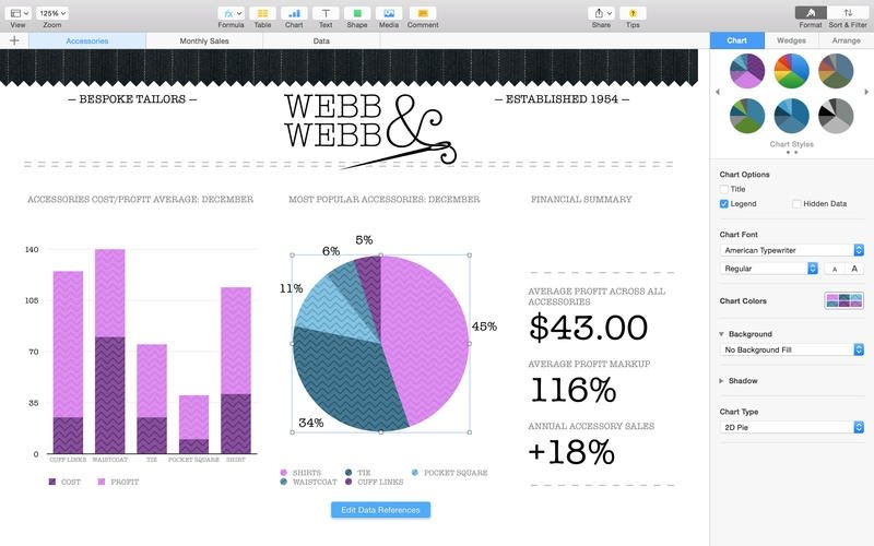 numbers software for mac