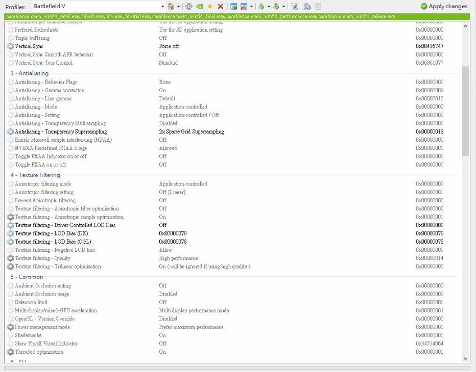 nvidia profile inspector latest