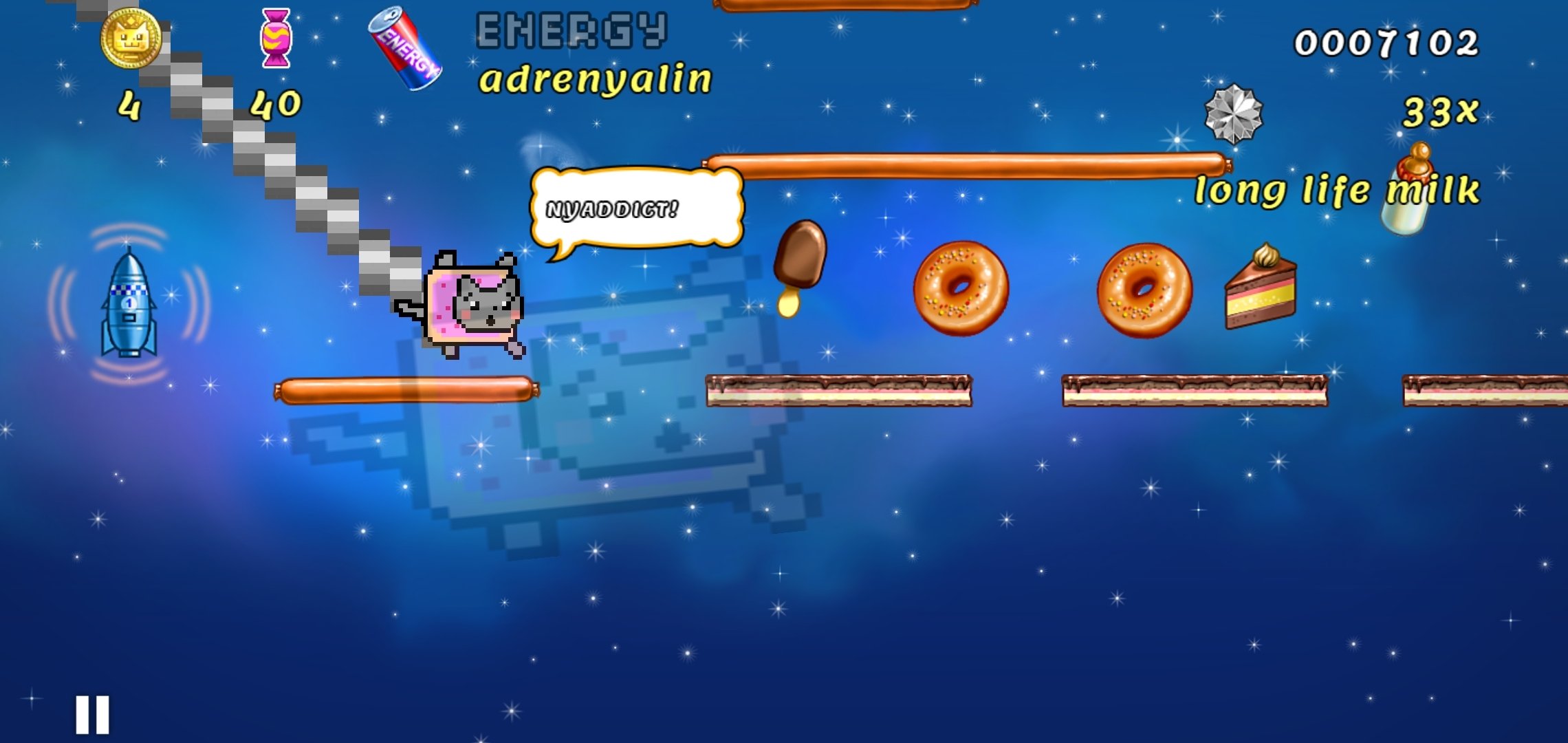 nyan cat lost in space online