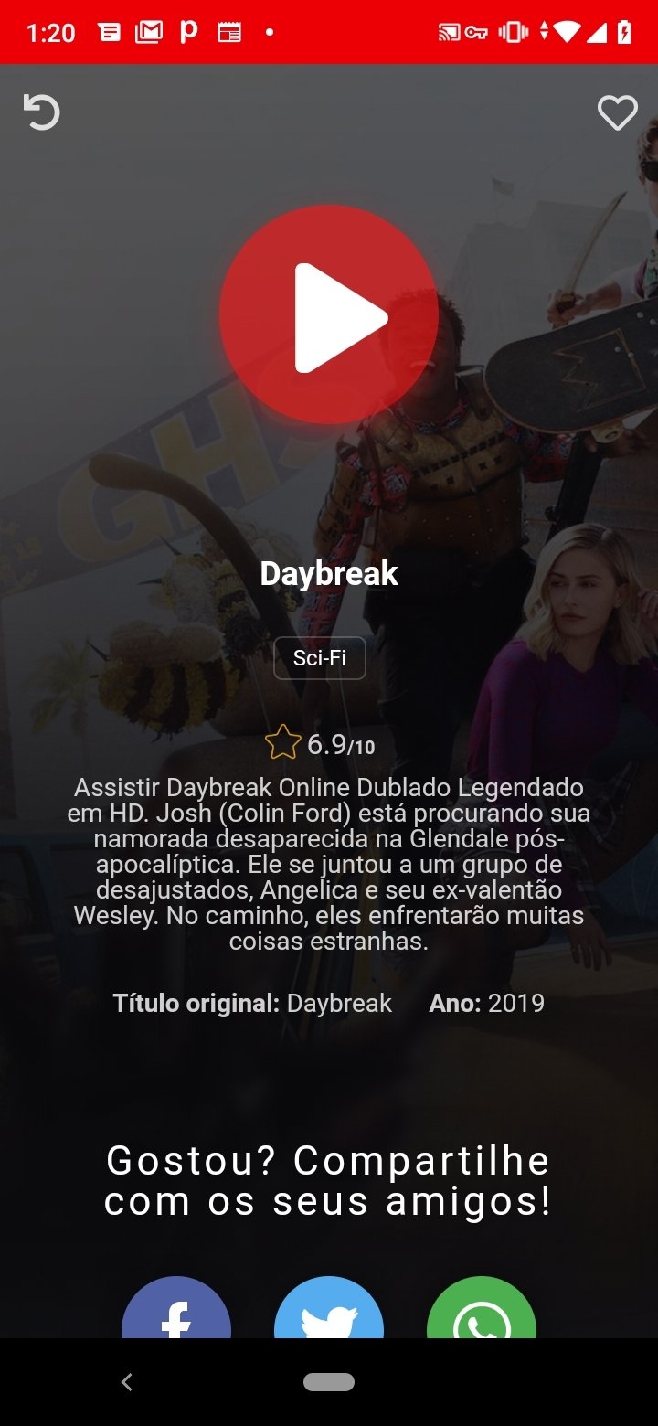 App ObaFlix - Filmes, Série e Animes Online Android app 2020 