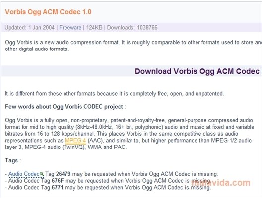 acm codec download windows 7