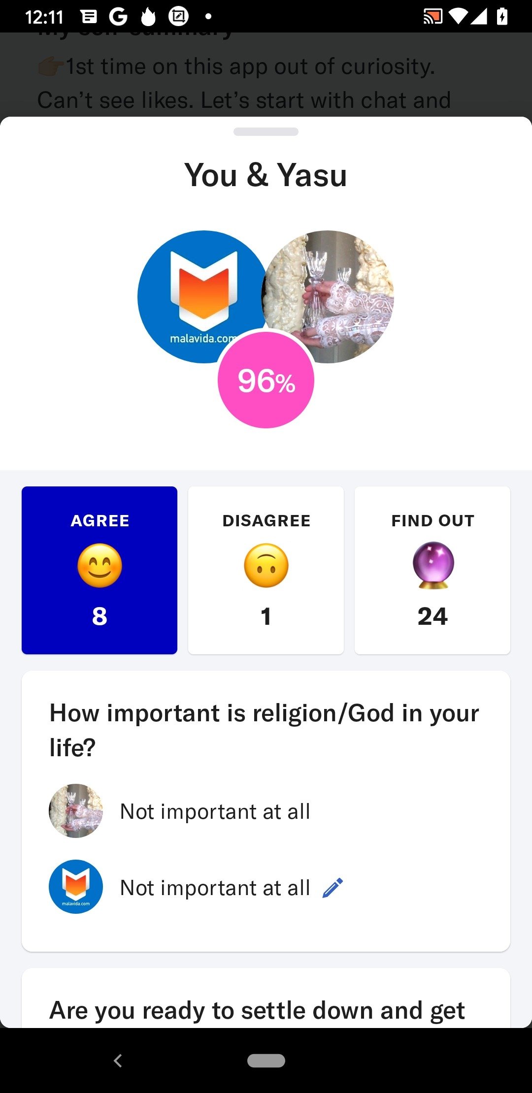 applications de rencontres gratuites comme OkCupid est datant né cessaire avant le mariage