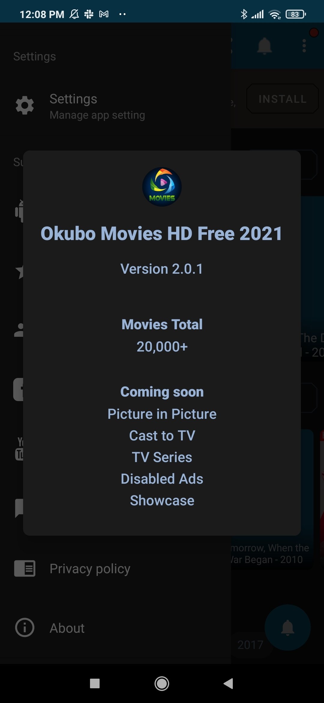 Okubo Mega Hd Movies 2021 2 0 1 Descargar Para Android Apk Gratis