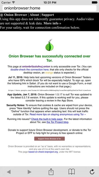 Onion Browser Iphone用ダウンロード無料