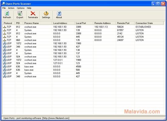 Download Open Ports Scanner latest Version