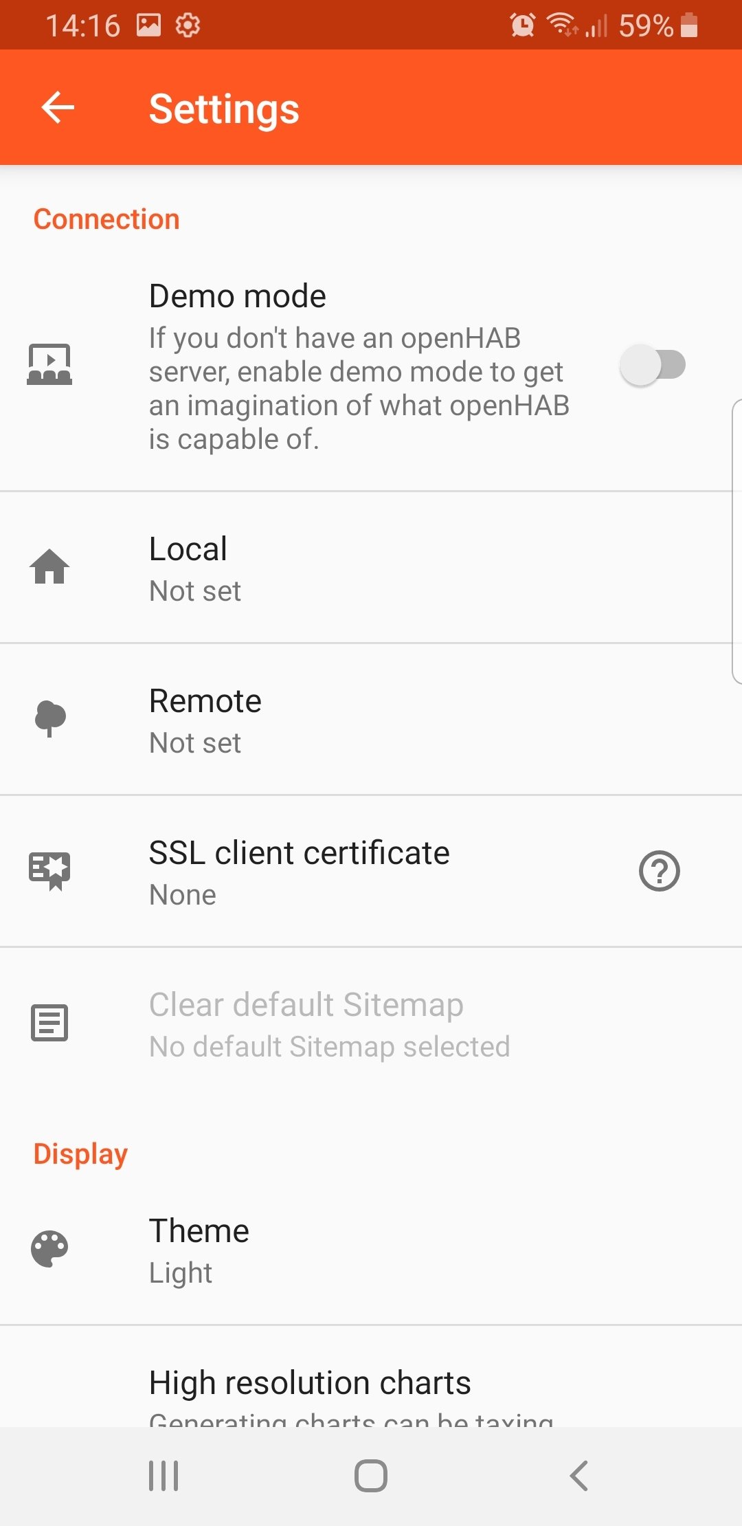 openHAB Android 