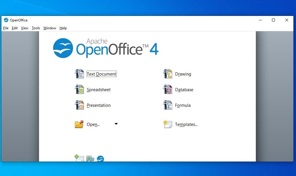 open office windows