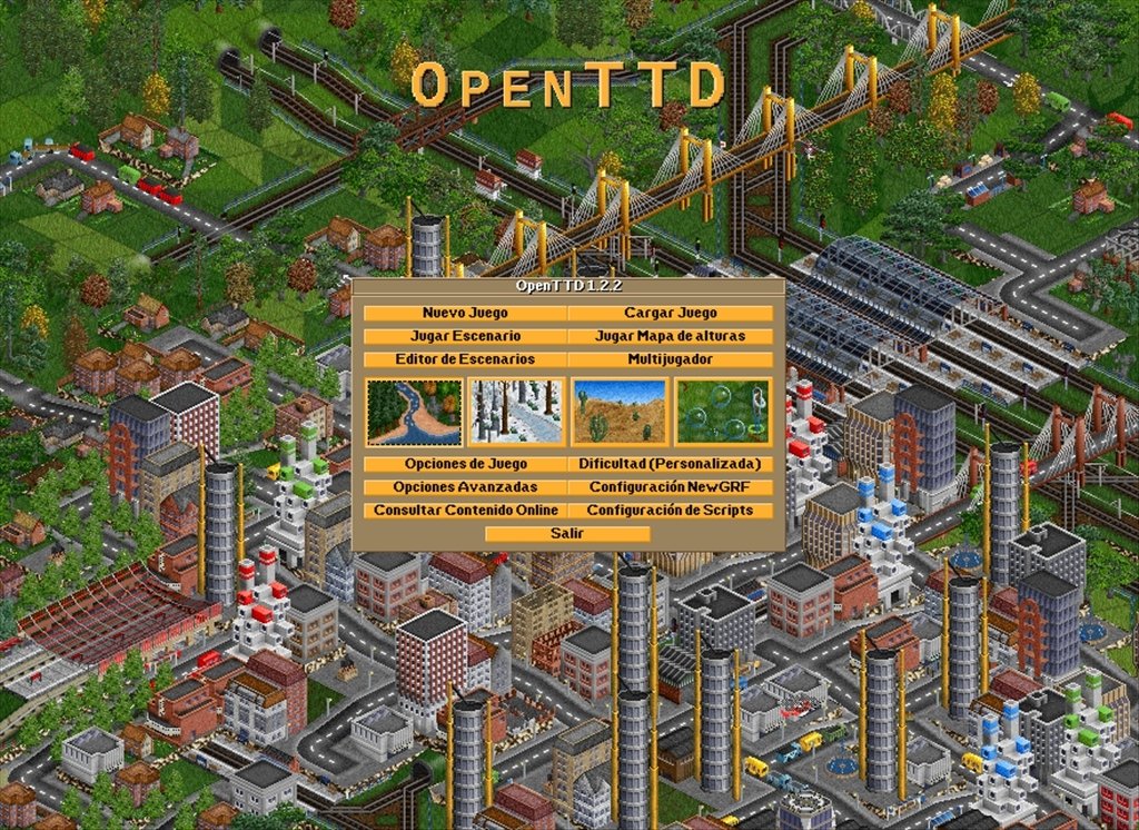 OpenTTD - Versão gratuita do jogo Transport Tycoon Deluxe