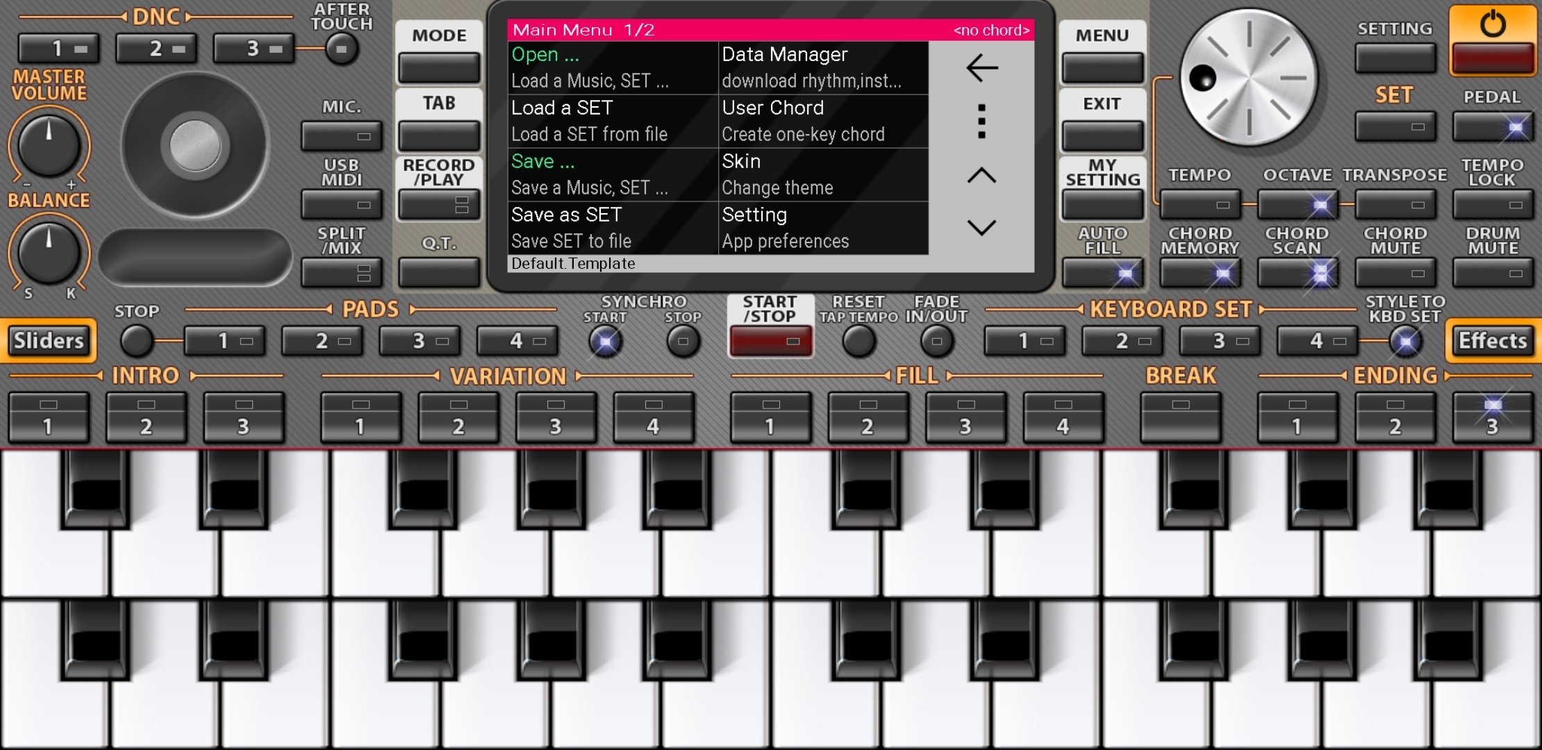 aplikasi untuk memutar musik style keyboard di pc